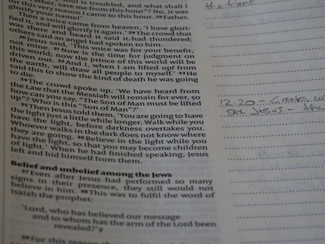 A close up of a book with writing on it