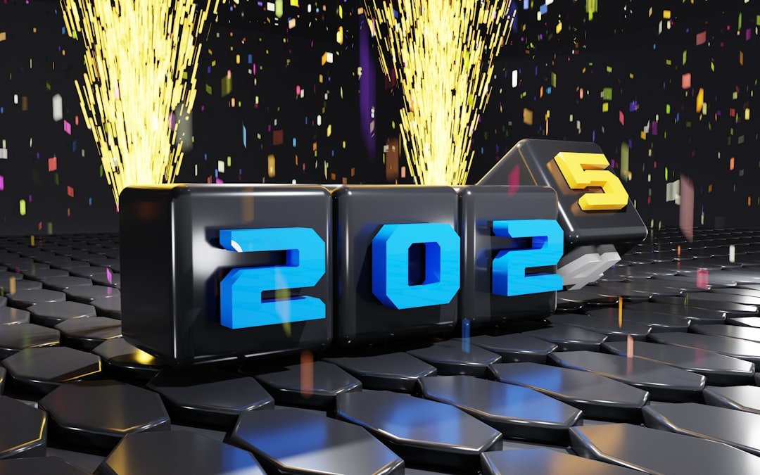 A 3D rendering of a 50th anniversary celebration